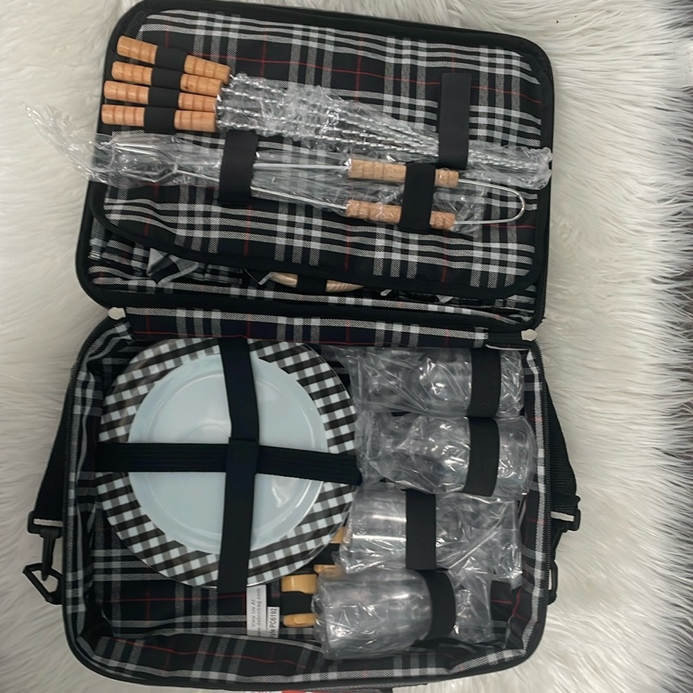 BBQ Picnic tote bag set